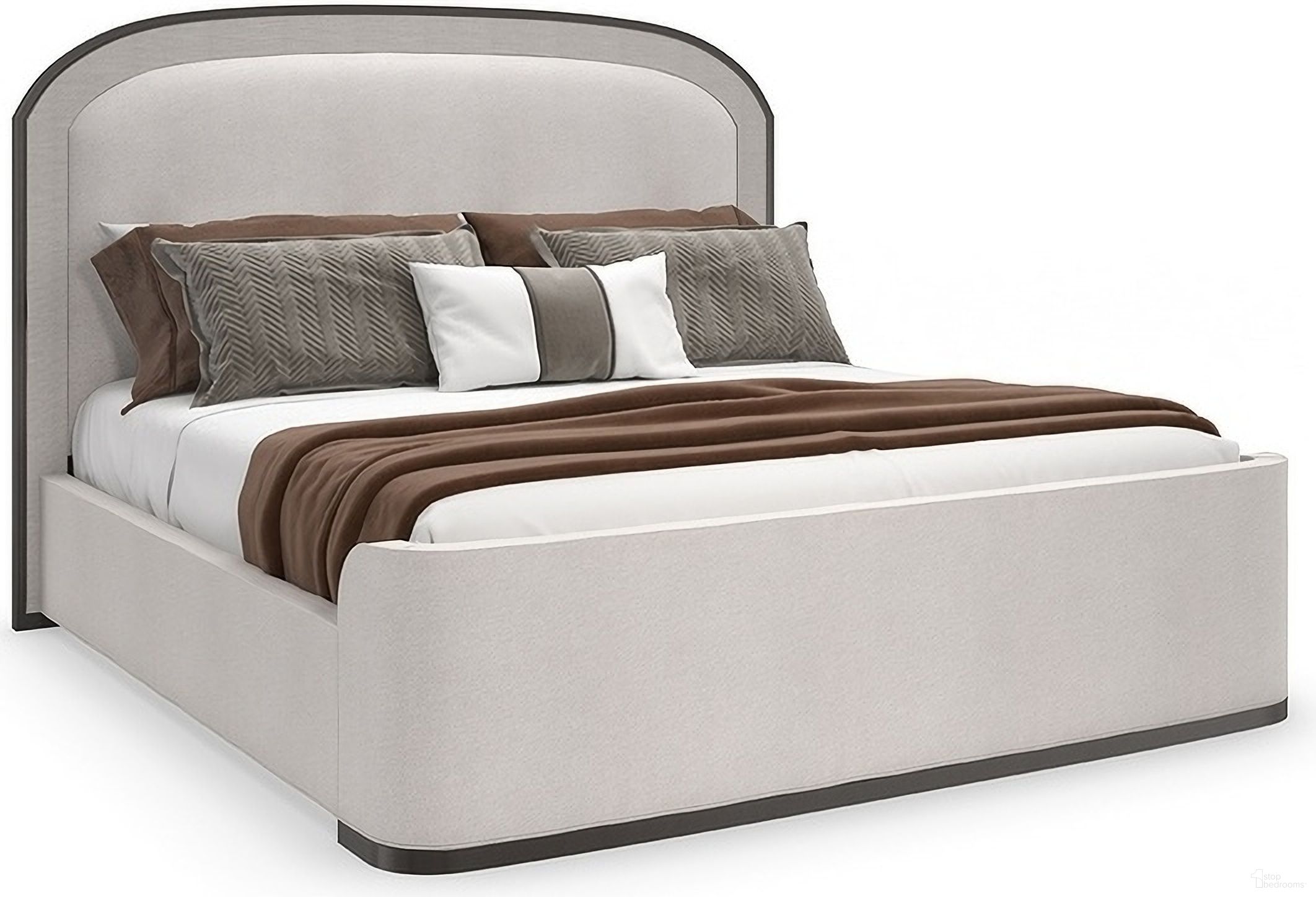 The appearance of Caracole Classic Wanderlust Bed Queen designed by Caracole in the transitional interior design. This bronze piece of furniture was selected by 1StopBedrooms from Caracole Classic Collection to add a touch of cosiness and style into your home. Sku: CLA-422-102F;CLA-422-102H;CLA-422-102R. Bed Type: Platform Bed. Material: Wood. Bed Size: Queen.