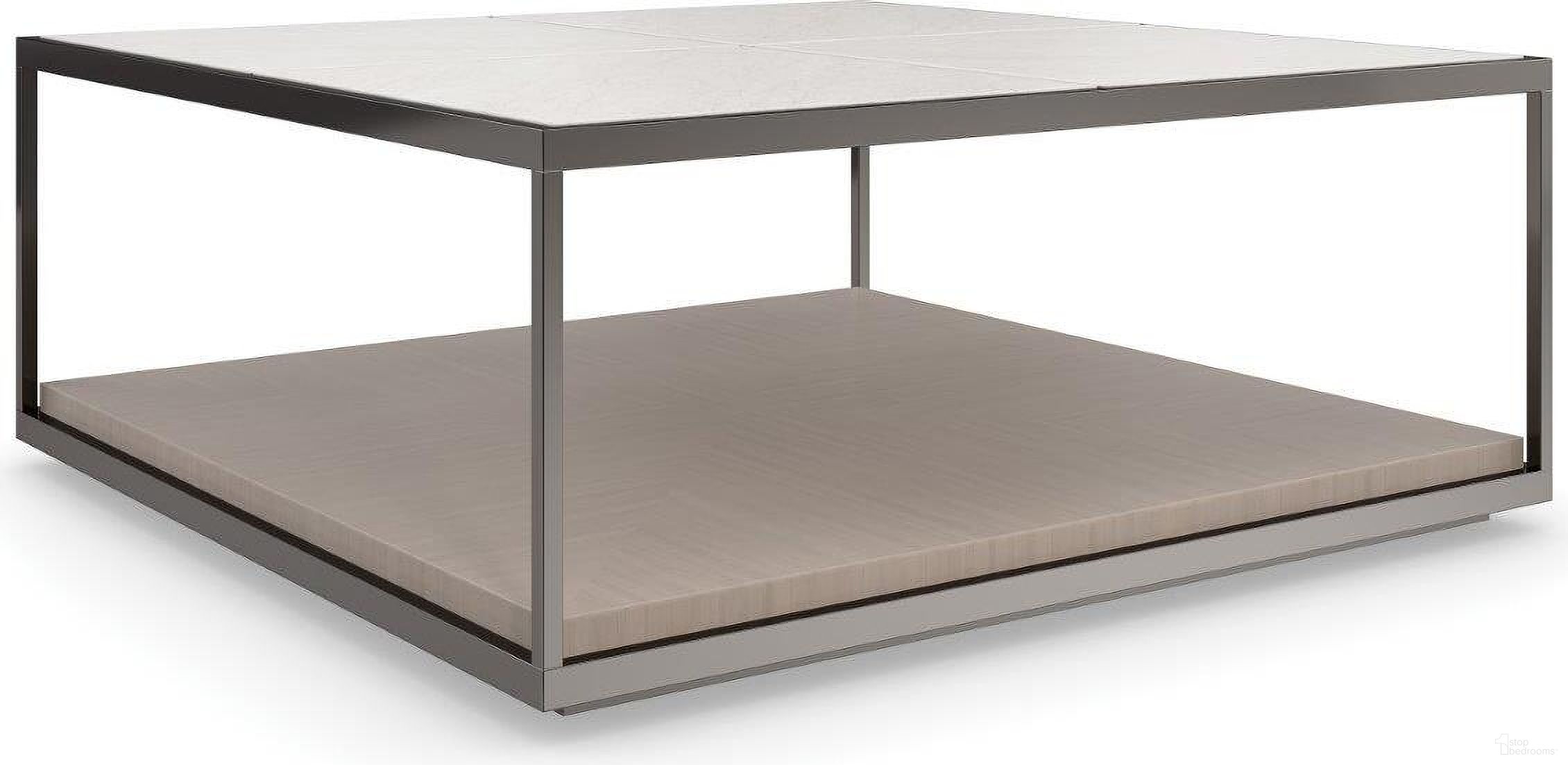 The appearance of Caracole Classic Cartesian Cocktail Table designed by Caracole in the modern / contemporary interior design. This bronze piece of furniture  was selected by 1StopBedrooms from Caracole Classic Collection to add a touch of cosiness and style into your home. Sku: CLA-422-405. Material: Metal.