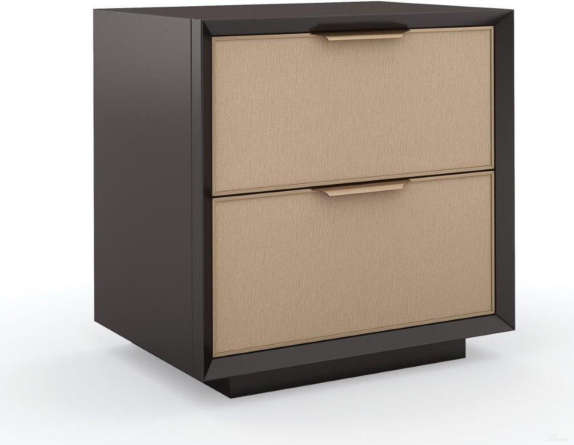 The appearance of Caracole Classic Double Wrap Nightstand designed by Caracole in the modern / contemporary interior design. This dark chocolate piece of furniture  was selected by 1StopBedrooms from Caracole Classic Collection to add a touch of cosiness and style into your home. Sku: CLA-020-061. Material: Wood.