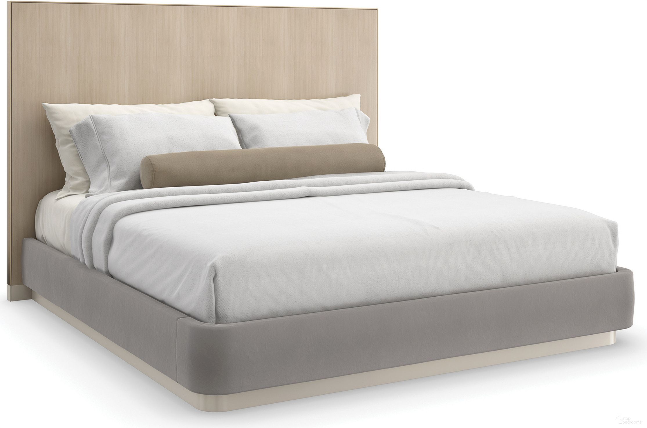 The appearance of Caracole Classic Dream Chaser King Bed In Brushed Gold designed by Caracole in the transitional interior design. This brushed gold piece of furniture was selected by 1StopBedrooms from Caracole Classic Collection to add a touch of cosiness and style into your home. Sku: CLA-022-123H;CLA-022-123F;CLA-022-103R. Bed Type: Panel Bed. Bed Size: King. Material: Poplar.