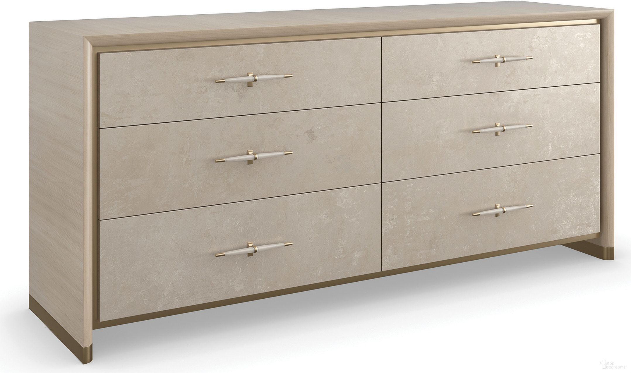 The appearance of Caracole Classic Hang Up Dresser In Frost designed by Caracole in the transitional interior design. This frost piece of furniture was selected by 1StopBedrooms from Caracole Classic Collection to add a touch of cosiness and style into your home. Sku: CLA-022-013. Material: Wood.