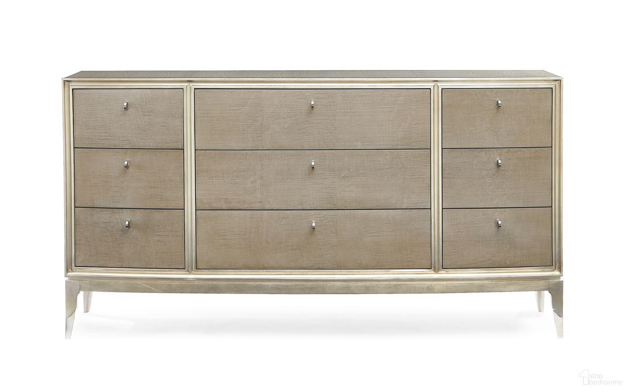 The appearance of Caracole Classic Made To Shine Dresser designed by Caracole in the modern / contemporary interior design. This brown piece of furniture was selected by 1StopBedrooms from Caracole Classic Collection to add a touch of cosiness and style into your home. Sku: CLA-417-031. Material: Pine.