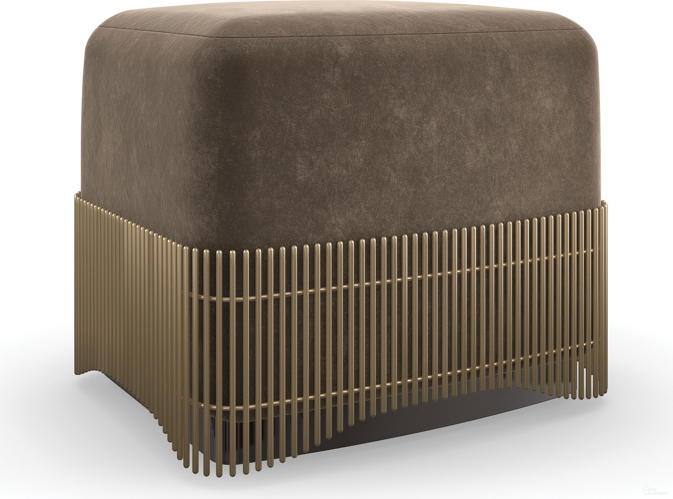 The appearance of Caracole Classic Petit Four Ottoman In Dark Chocolate designed by Caracole in the transitional interior design. This dark chocolate piece of furniture was selected by 1StopBedrooms from Caracole Classic Collection to add a touch of cosiness and style into your home. Sku: CLA-022-082. Material: Poplar.