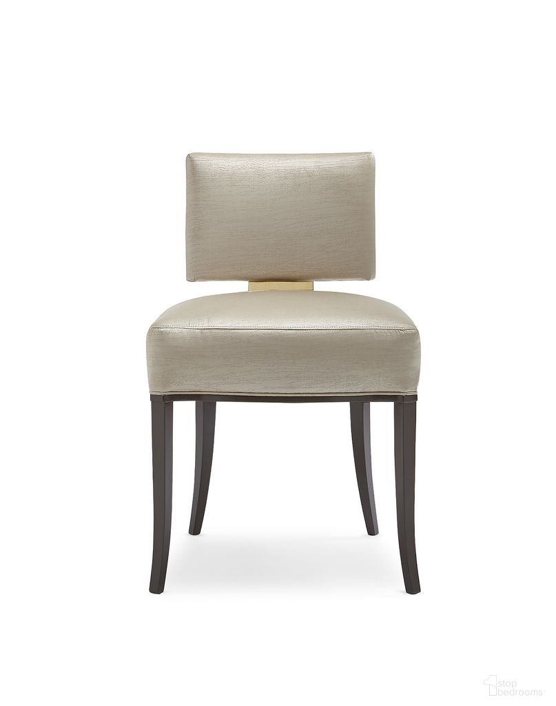 The appearance of Caracole Classic Reserved Seating Dining Chair designed by Caracole in the transitional interior design. This beige piece of furniture  was selected by 1StopBedrooms from Caracole Classic Collection to add a touch of cosiness and style into your home. Sku: CLA-016-285. Material: Birch. Chair Type: Side Chair.