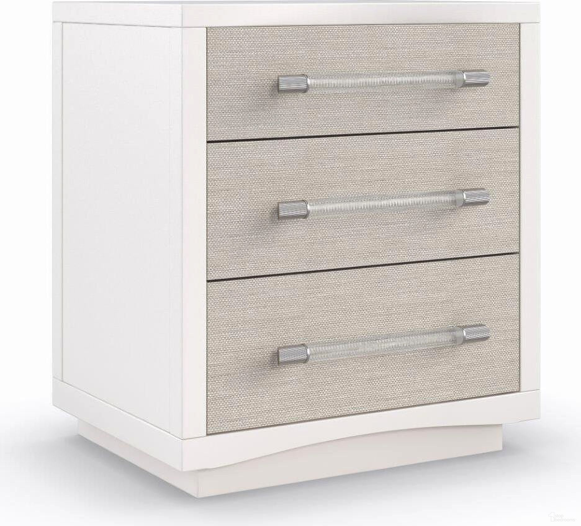 The appearance of Caracole Classic Clarity Nightstand designed by Caracole in the transitional interior design. This silver and white piece of furniture was selected by 1StopBedrooms from Caracole Classic Collection to add a touch of cosiness and style into your home. Sku: CLA-421-065. Material: Wood.