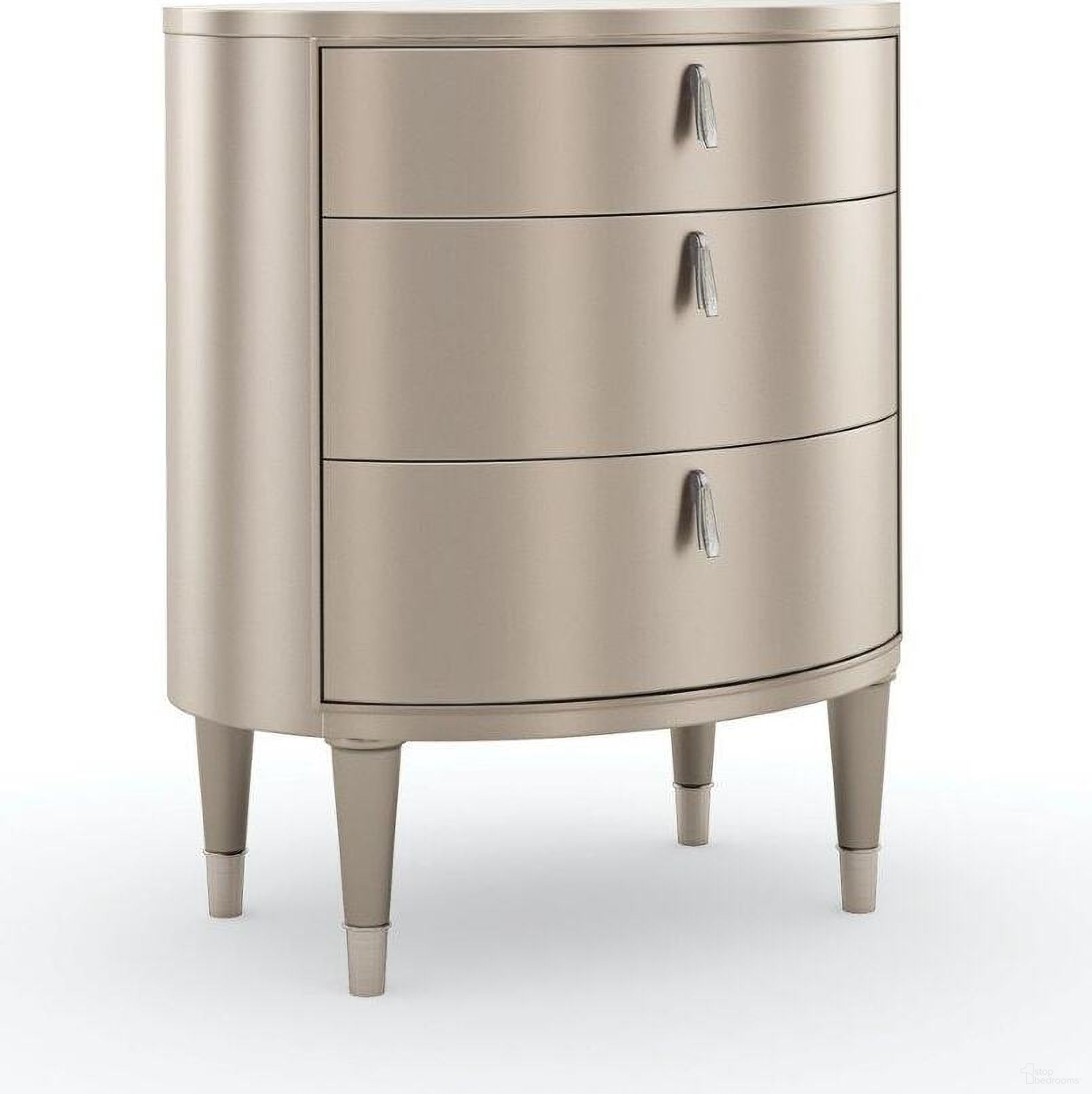 The appearance of Caracole Classic Bedside Beauty Nightstand designed by Caracole in the modern / contemporary interior design. This silver piece of furniture  was selected by 1StopBedrooms from Caracole Classic Collection to add a touch of cosiness and style into your home. Sku: CLA-020-069. Material: Wood.