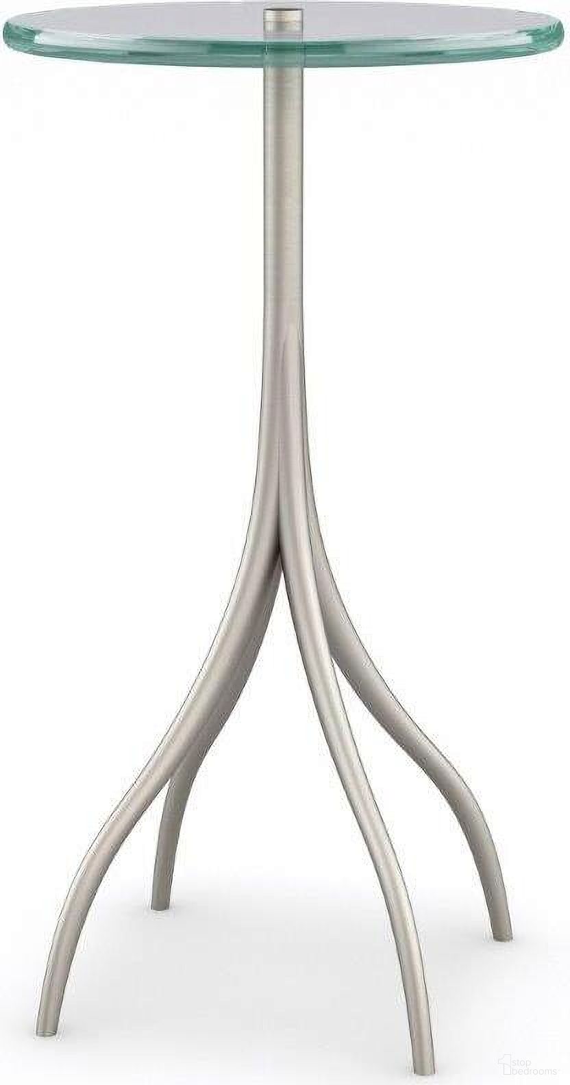 The appearance of Caracole Classic Point Taken Side Table designed by Caracole in the modern / contemporary interior design. This silver piece of furniture  was selected by 1StopBedrooms from Caracole Classic Collection to add a touch of cosiness and style into your home. Sku: CLA-421-423. Material: Metal.