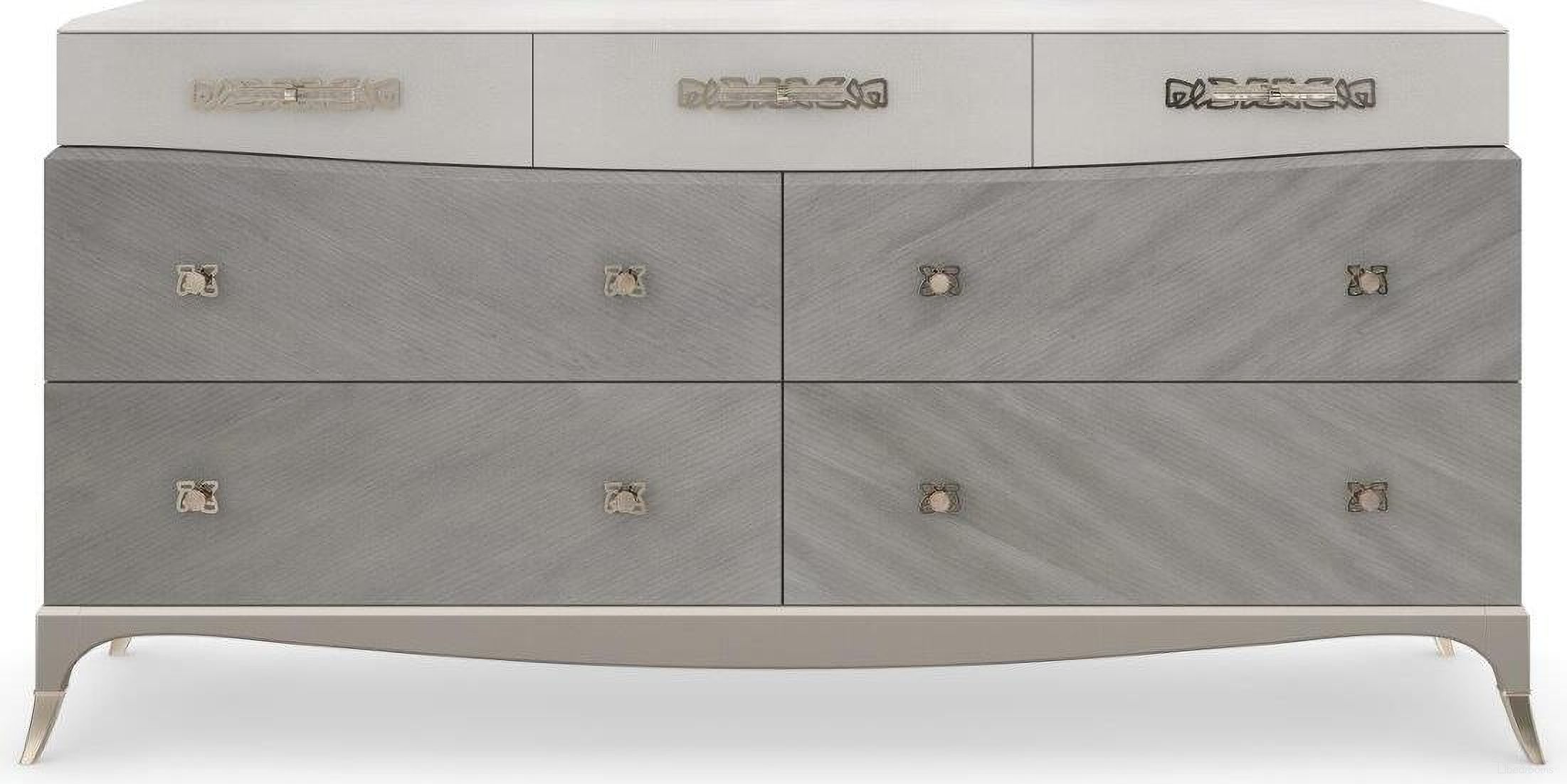 The appearance of Caracole Classic Tempo Dresser designed by Caracole in the modern / contemporary interior design. This cappuccino piece of furniture was selected by 1StopBedrooms from Caracole Classic Collection to add a touch of cosiness and style into your home. Sku: CLA-422-011. Material: Wood.