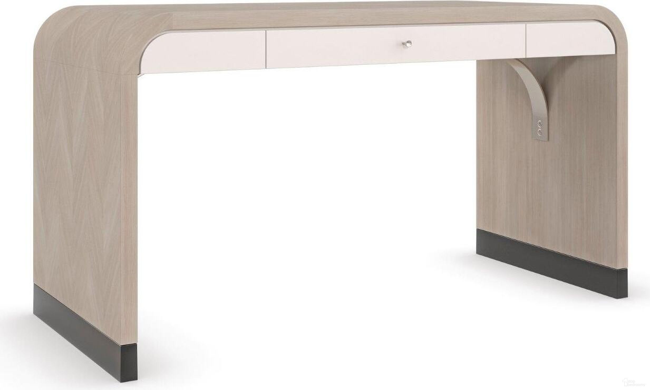 The appearance of Caracole Classic Free Fall Desk designed by Caracole in the modern / contemporary interior design. This white and black piece of furniture was selected by 1StopBedrooms from Caracole Classic Collection to add a touch of cosiness and style into your home. Sku: CLA-021-452. Material: Wood.