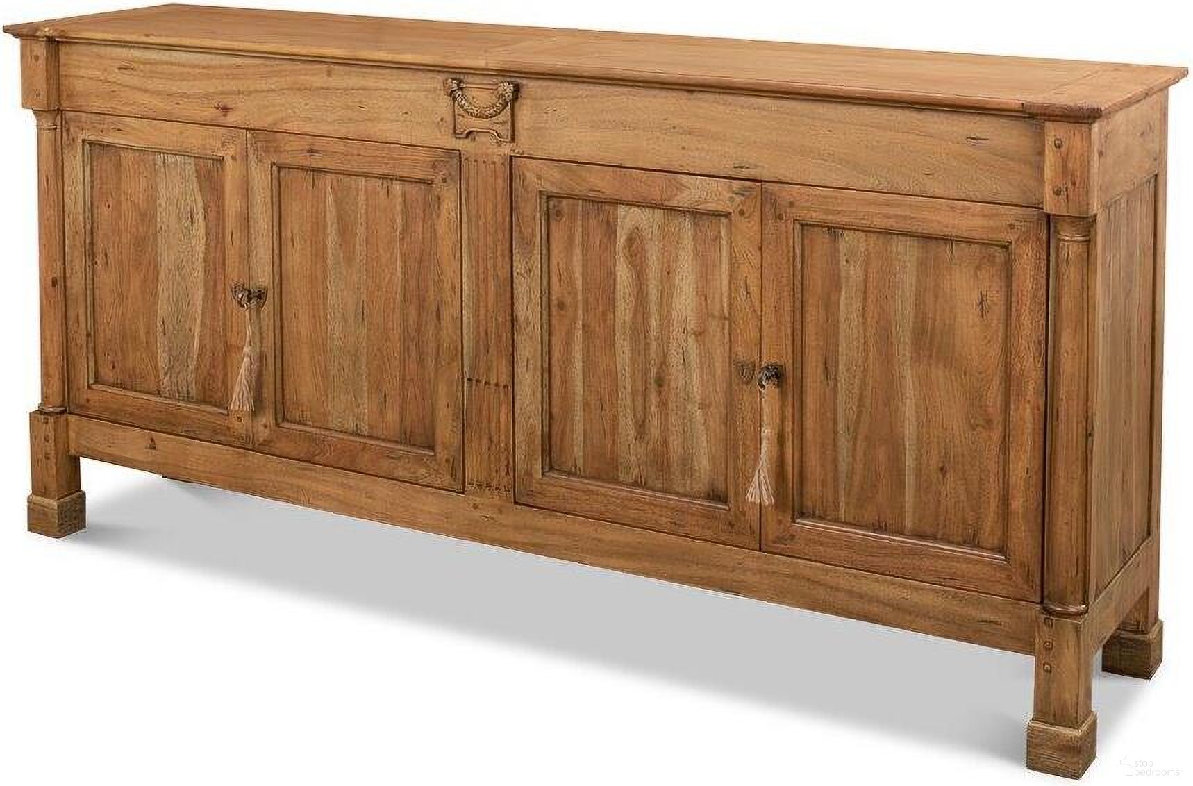 The appearance of Caracole Driftwood Beige Credenza designed by Sarreid in the traditional interior design. This beige piece of furniture  was selected by 1StopBedrooms from Caracole Collection to add a touch of cosiness and style into your home. Sku: 27844. Material: Wood.