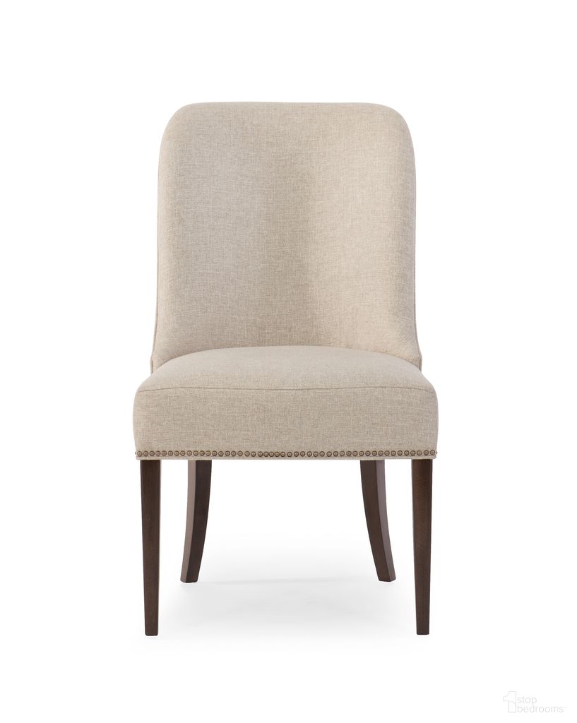 The appearance of Caracole Modern Streamline Side Dining Chair - Set Of 2 designed by Caracole in the transitional interior design. This beige piece of furniture was selected by 1StopBedrooms from Modern Streamline Collection to add a touch of cosiness and style into your home. Sku: M022-417-281. Material: Wood. Chair Type: Side Chair.