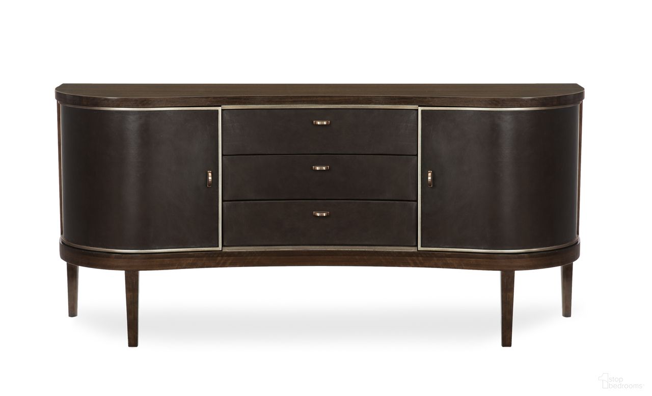 The appearance of Caracole Modern Streamline Sideboard designed by Caracole in the modern / contemporary interior design. This brown piece of furniture was selected by 1StopBedrooms from Modern Streamline Collection to add a touch of cosiness and style into your home. Sku: M022-417-214. Material: Wood.