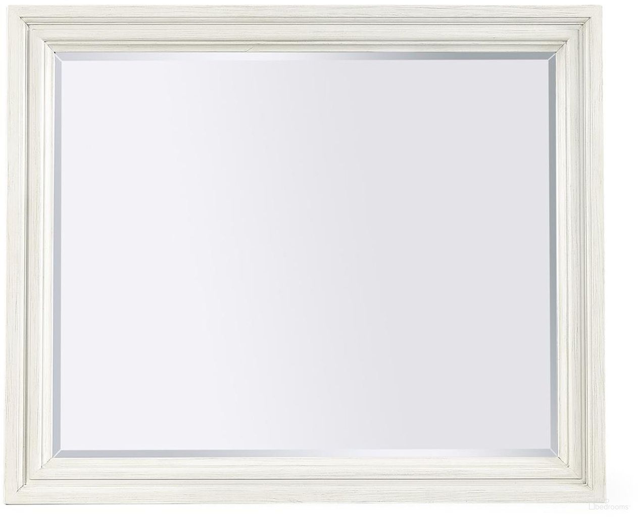 The appearance of Caraway Landscape Mirror In White designed by Aspenhome in the country / farmhouse interior design. This white piece of furniture  was selected by 1StopBedrooms from Caraway Collection to add a touch of cosiness and style into your home. Sku: I248-462-1. Material: Wood.