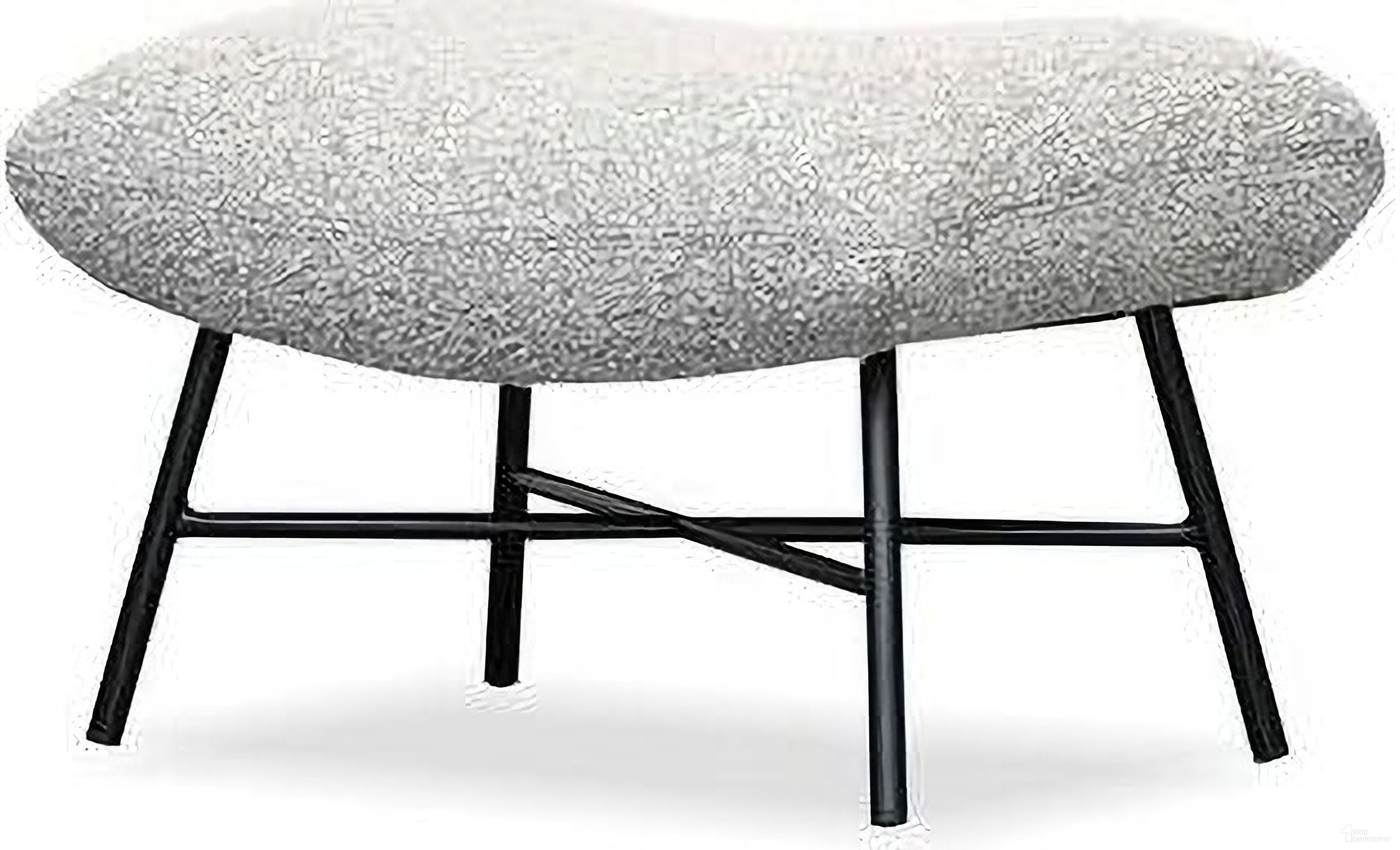 The appearance of Caraway Ottoman Black Powder Coated Steel Base In Putty designed by Mobital in the modern / contemporary interior design. This putty piece of furniture was selected by 1StopBedrooms from Caraway Collection to add a touch of cosiness and style into your home. Sku: OST-CARA-PUBO-PCBLA. Material: Boucle Fabric.
