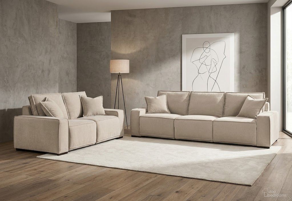 Carceri Power Sectional Reclining Living Room Set In Cashmere