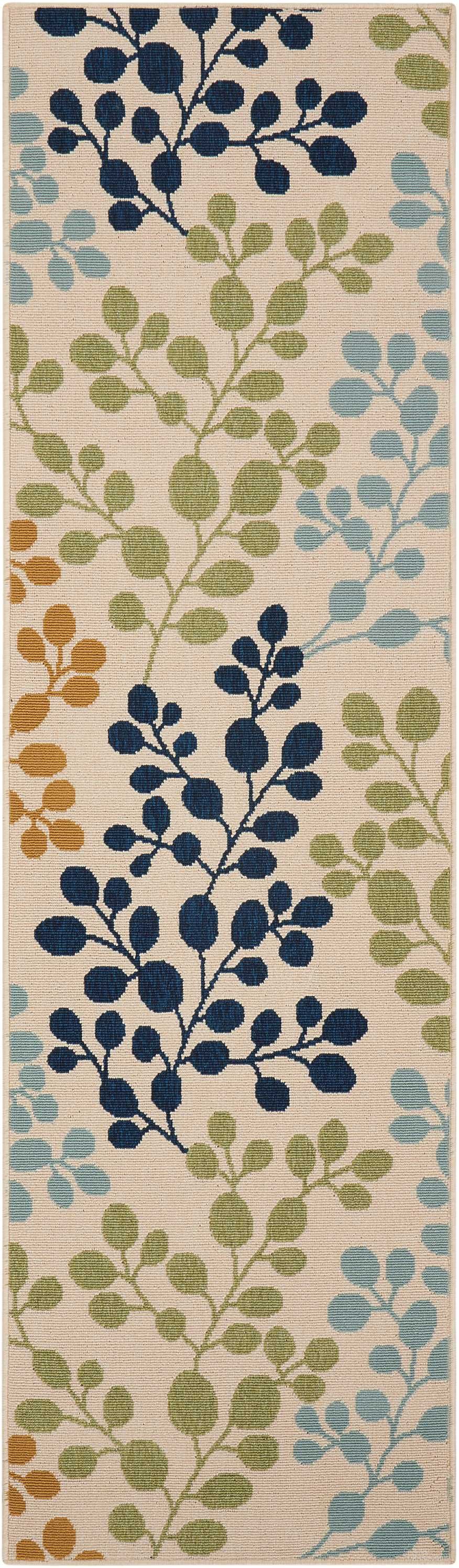 Caribbean Ivory 2'3" x 7'6" Runner Area Rug