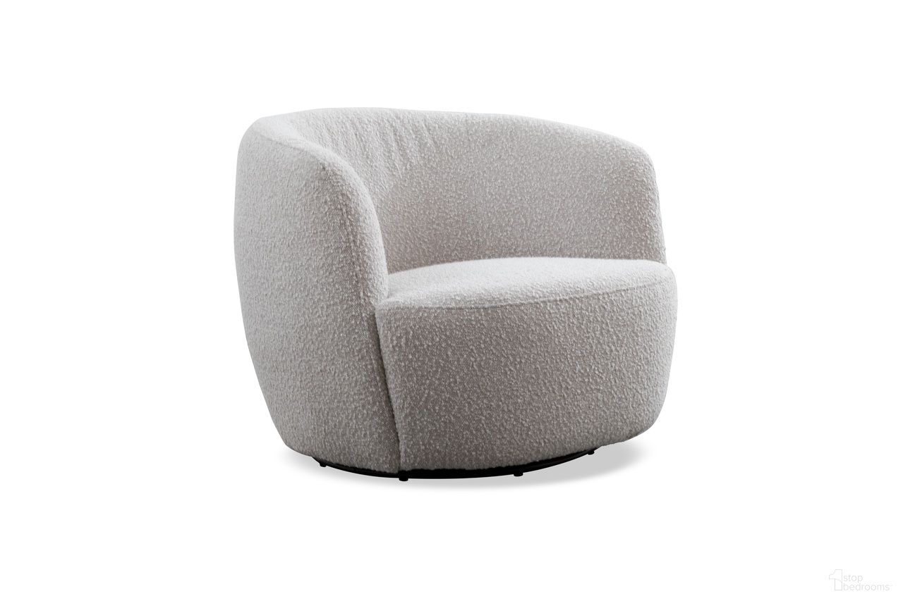 The appearance of Carina Swivel Barrel Chair In Bloke Cotton designed by Parker House in the transitional interior design. This bloke cotton piece of furniture was selected by 1StopBedrooms from Carina Collection to add a touch of cosiness and style into your home. Sku: SCAR#912S-BLCT. Material: Polyester.