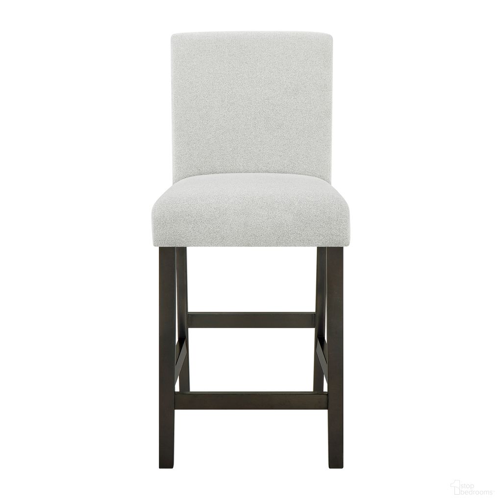 The appearance of Carissa Counter Chair Set of 2 In Stone and Espresso designed by New Classic in the modern / contemporary interior design. This stone/espresso piece of furniture was selected by 1StopBedrooms from Carissa Collection to add a touch of cosiness and style into your home. Sku: D422-22-STN. Material: Wood.