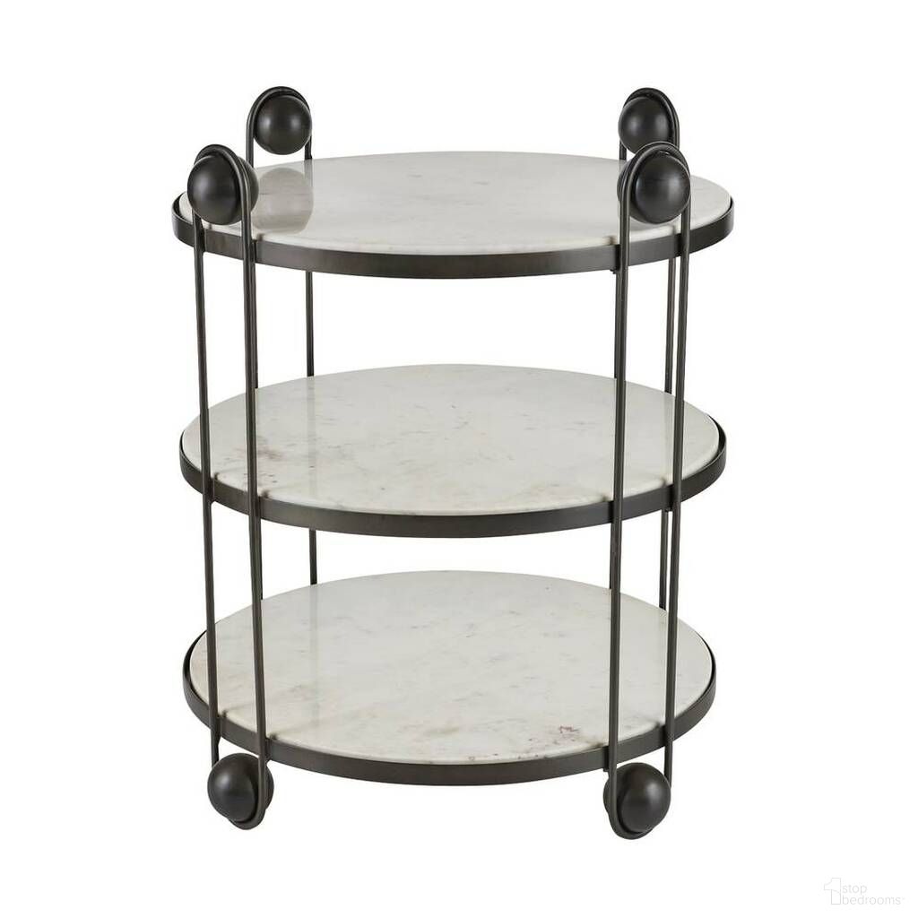 Carlita End Table In White