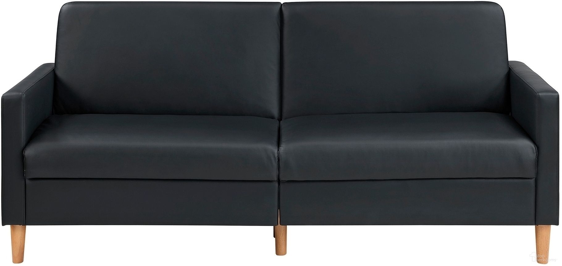 The appearance of Carlton Elegant Lounger In Black designed by Homelegance in the modern / contemporary interior design. This black piece of furniture  was selected by 1StopBedrooms from Carlton Collection to add a touch of cosiness and style into your home. Sku: 9730BLK-3CL. Material: Faux Leather.