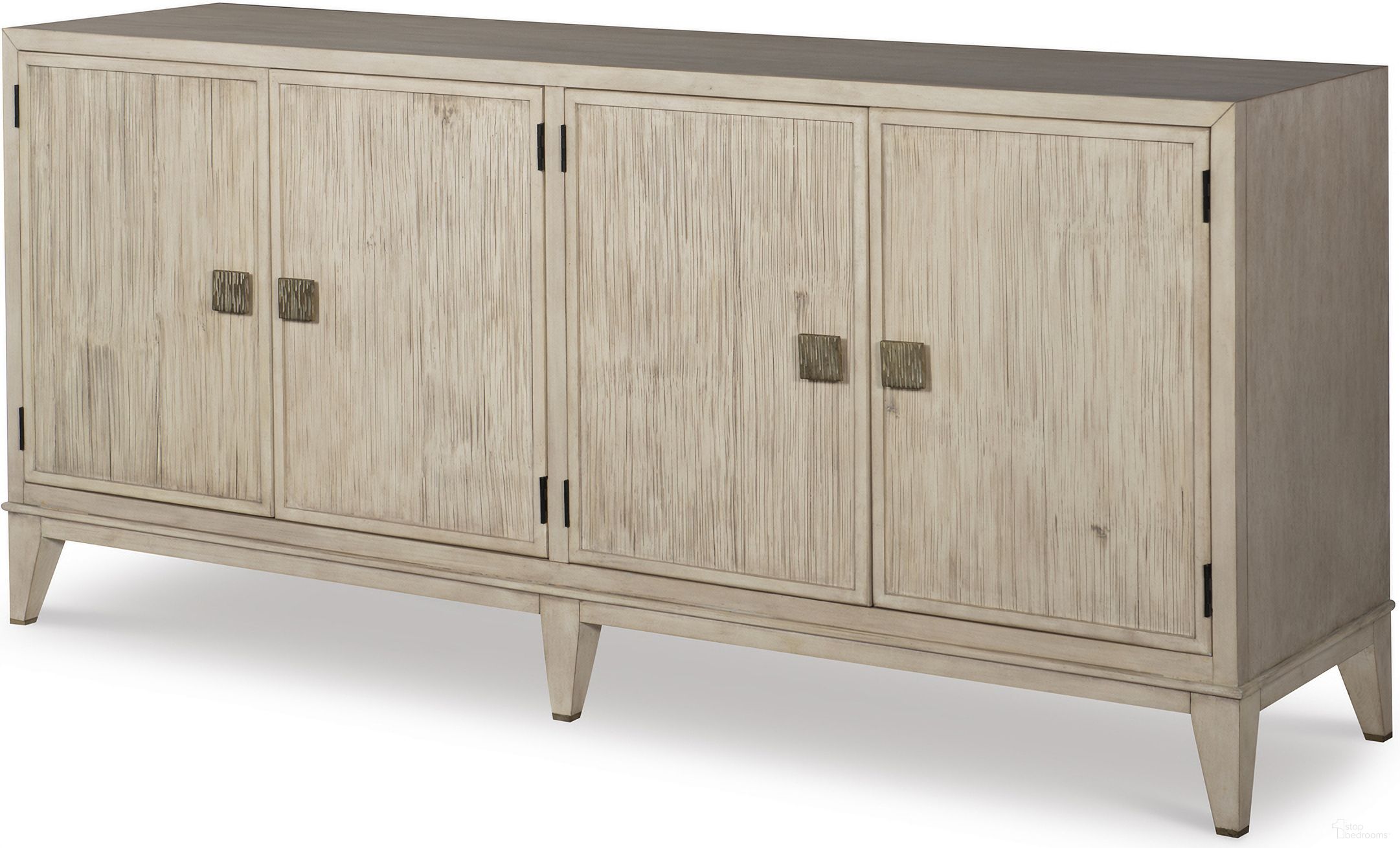 The appearance of Carlyle 4 Door Credenza In Peninsula designed by Century Furniture in the modern / contemporary interior design. This peninsula piece of furniture was selected by 1StopBedrooms from Curate Collection to add a touch of cosiness and style into your home. Sku: CT1024-PN. Material: Beech Solid Wood.
