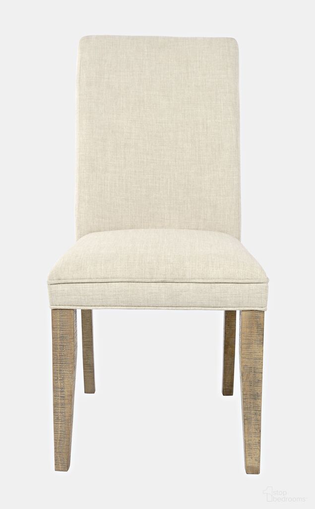 The appearance of Carlyle Crossing Upholstered Parsons Dining Chair Set of 2 In Medium Brown designed by Jofran in the transitional interior design. This medium brown piece of furniture was selected by 1StopBedrooms from Carlyle Crossing Collection to add a touch of cosiness and style into your home. Sku: 1921-405KD. Material: Pine. Chair Type: Side Chair.