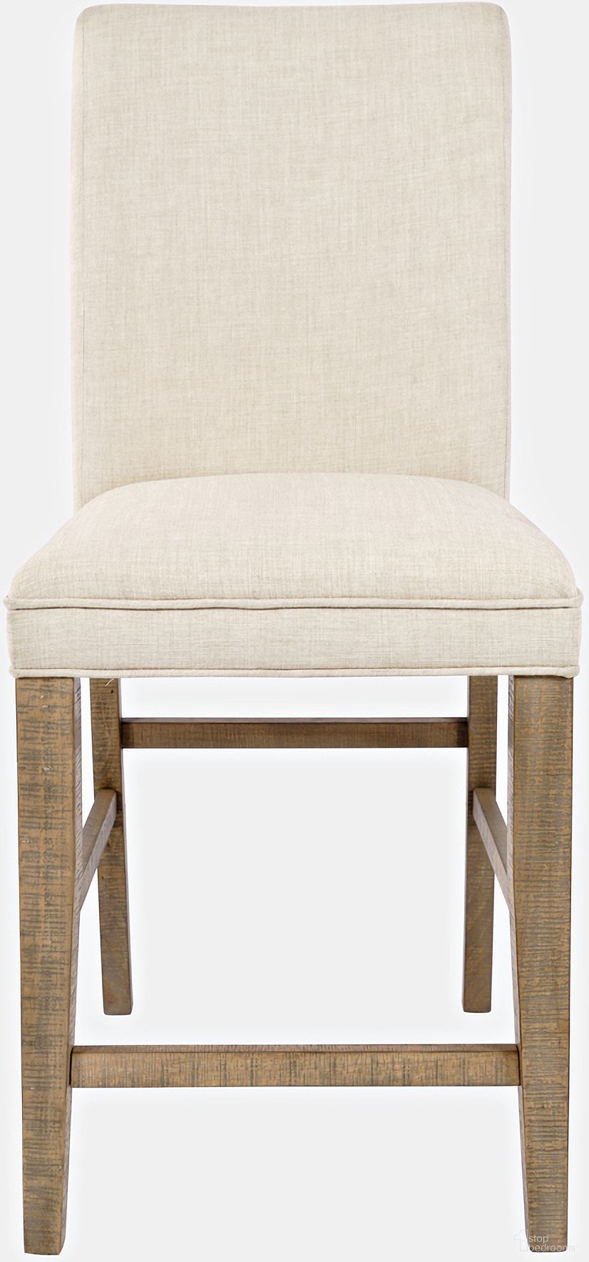 The appearance of Carlyle Crossing Upholstered Parsons Stool Set of 2 In Medium Brown designed by Jofran in the transitional interior design. This medium brown piece of furniture was selected by 1StopBedrooms from Carlyle Crossing Collection to add a touch of cosiness and style into your home. Sku: 1921-BS425KD. Material: Pine.