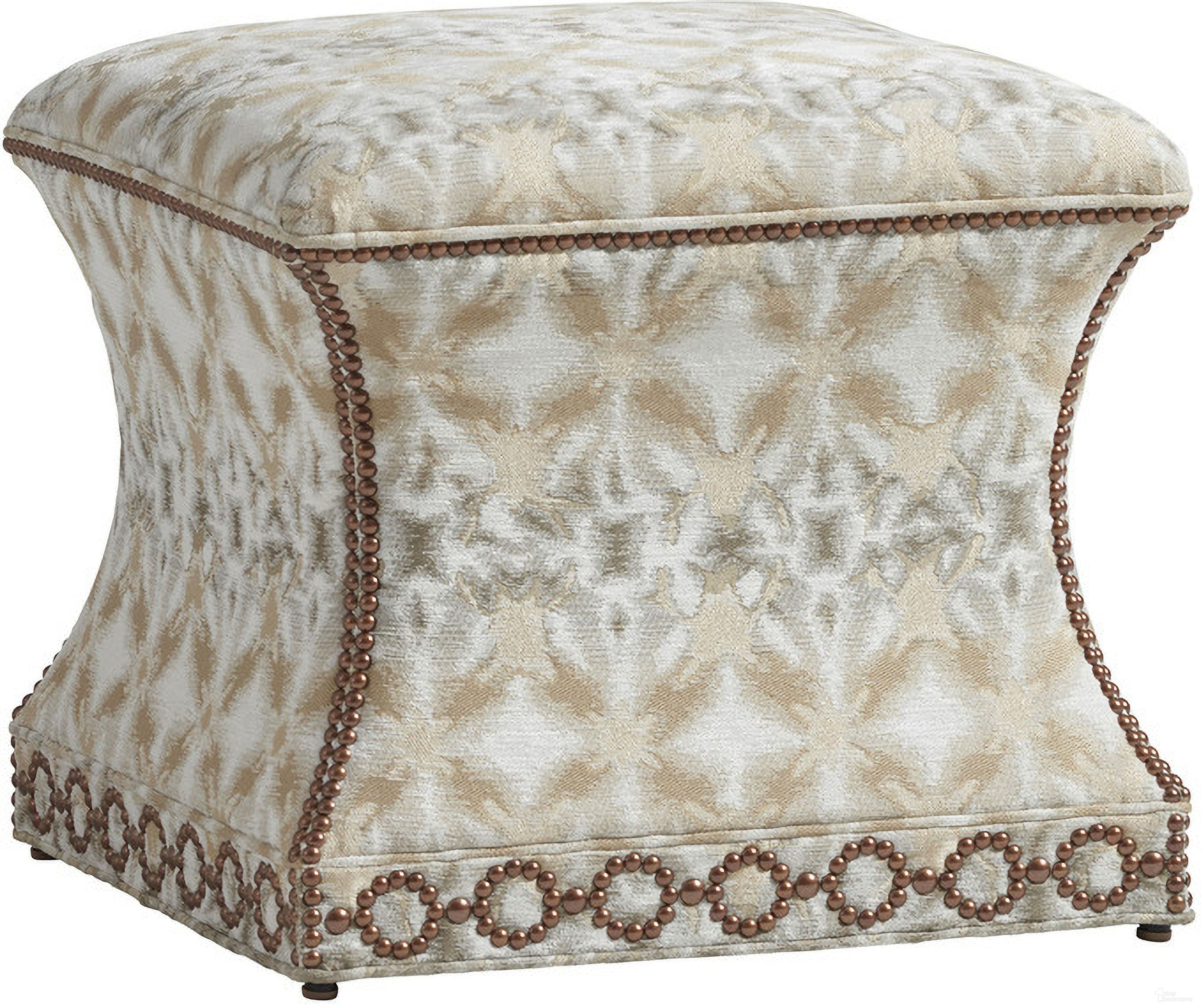 The appearance of Carlyle Merino Ottoman 01-1844-25-41 designed by Lexington in the modern / contemporary interior design. This beige piece of furniture was selected by 1StopBedrooms from Carlyle Collection to add a touch of cosiness and style into your home. Sku: 1844-25-41. Material: Wood.