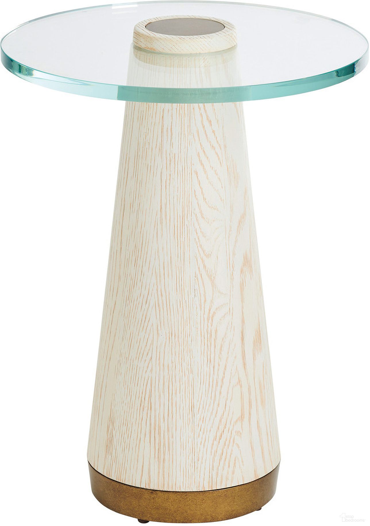 The appearance of Carmel Castlewood Glass Top Accent Table In Monterey designed by Barclay Butera in the transitional interior design. This monterey piece of furniture was selected by 1StopBedrooms from Carmel Collection to add a touch of cosiness and style into your home. Sku: 931-952. Material: Glass.