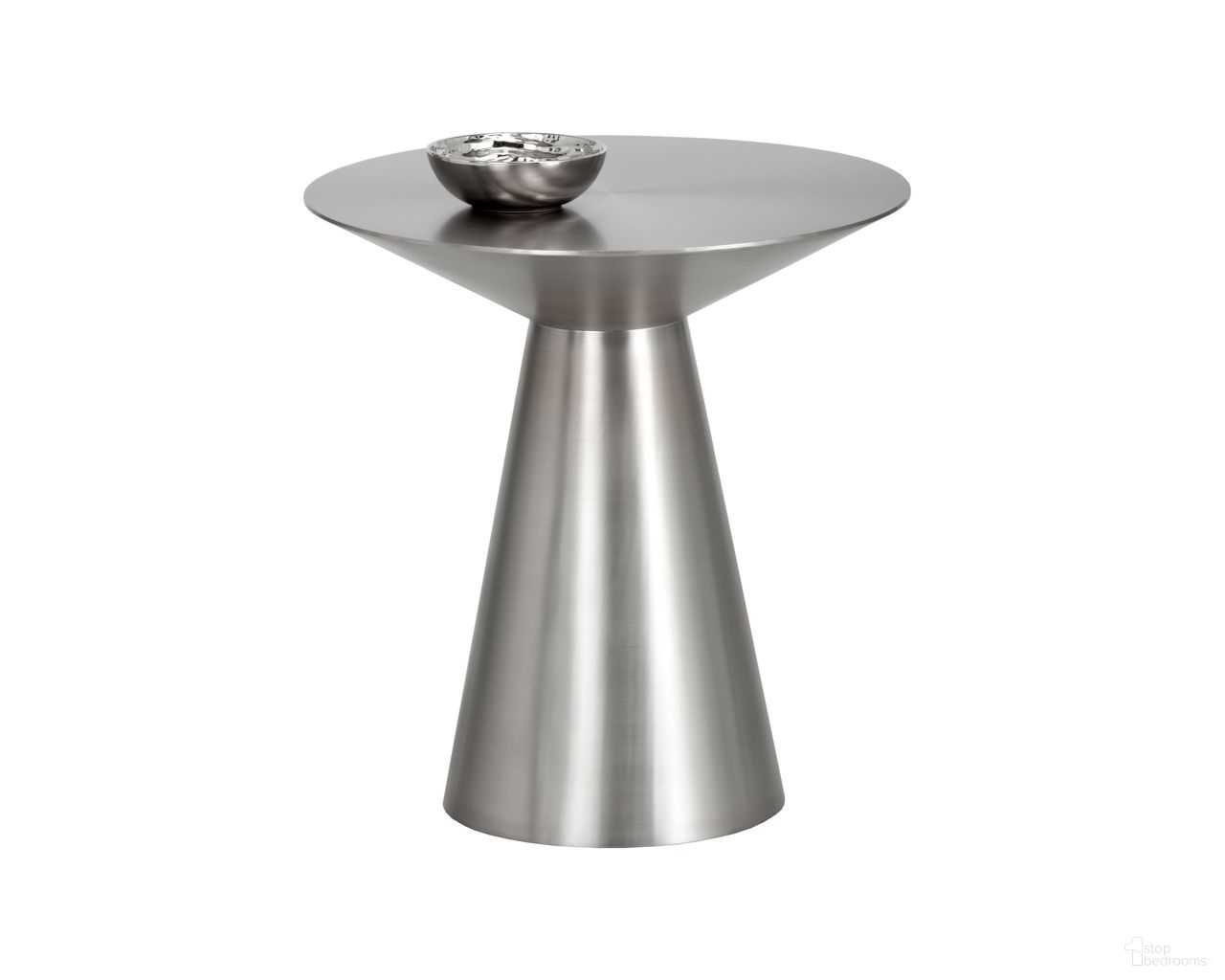 Carmel End Table In Silver