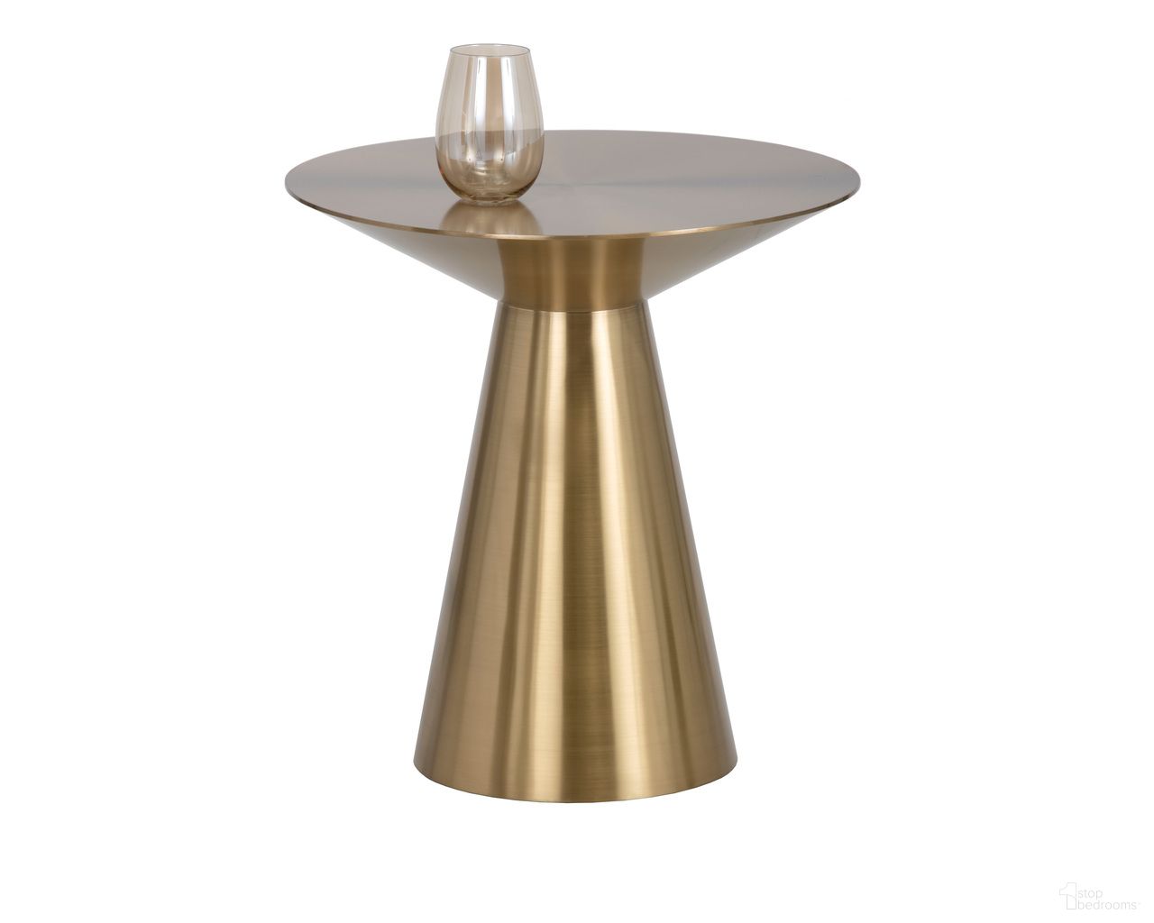 Carmel End Table In Yellow Gold