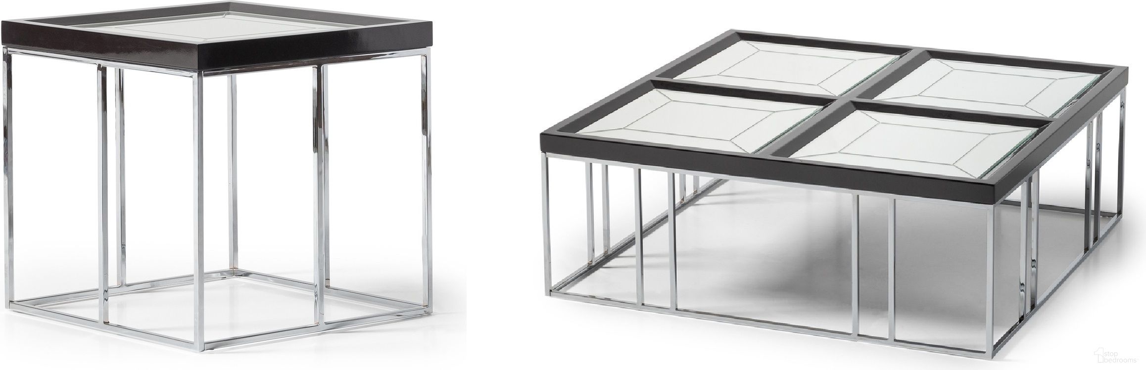 The appearance of Carmela Occasional Table Set In Charcoal Sand designed by Michael Amini in the transitional interior design. This charcoal sand piece of furniture was selected by 1StopBedrooms from Carmela Collection to add a touch of cosiness and style into your home. Sku: LFR-CRMA201-830;LFR-CRMA202-830. Material: MDF.