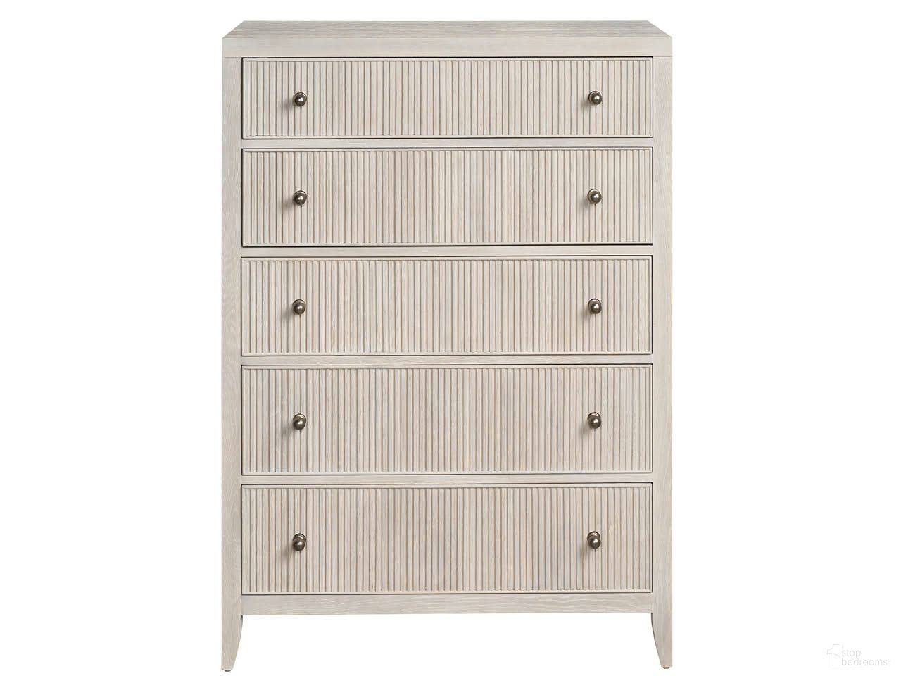 The appearance of Carmen Chest In White Oak designed by Universal in the modern / contemporary interior design. This white oak piece of furniture was selected by 1StopBedrooms from Avaline Collection to add a touch of cosiness and style into your home. Sku: U428150. Material: Wood.