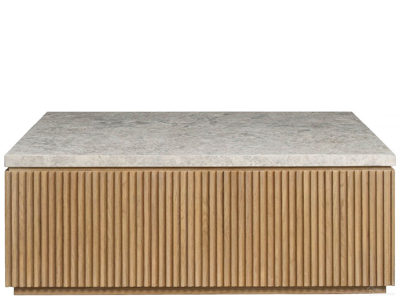 The appearance of Carmen Cocktail Table In Skylark designed by Universal in the modern / contemporary interior design. This skylark piece of furniture  was selected by 1StopBedrooms from Avaline Collection to add a touch of cosiness and style into your home. Sku: U428A801. Material: Wood.