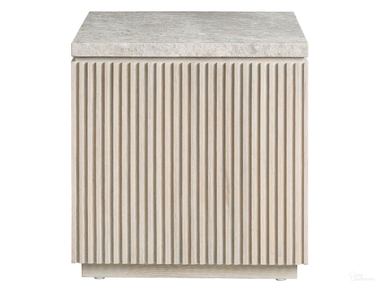 The appearance of Carmen Side Table In White Oak designed by Universal in the modern / contemporary interior design. This white oak piece of furniture was selected by 1StopBedrooms from Avaline Collection to add a touch of cosiness and style into your home. Sku: U428812. Material: Wood.