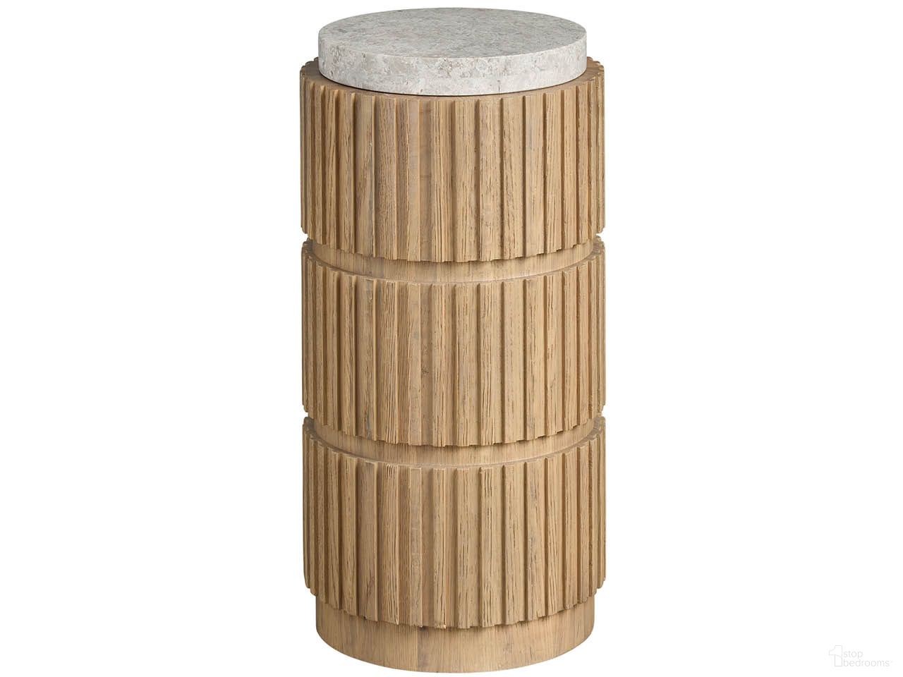 The appearance of Carmen Spot Table In Skylark designed by Universal in the modern / contemporary interior design. This skylark piece of furniture was selected by 1StopBedrooms from Avaline Collection to add a touch of cosiness and style into your home. Sku: U428A817. Material: Wood.