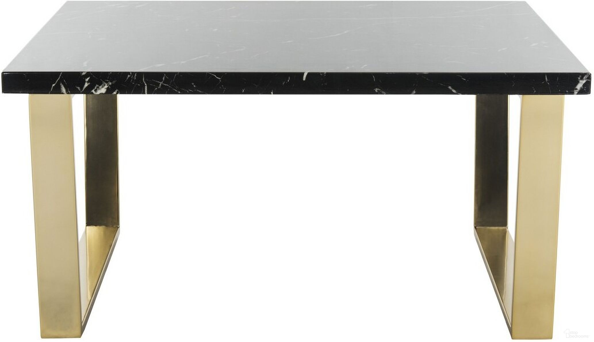 The appearance of Carmen Square Coffee Table in Black designed by Safavieh in the modern / contemporary interior design. This black piece of furniture was selected by 1StopBedrooms from Carmen Collection to add a touch of cosiness and style into your home. Sku: COF6201A. Material: Wood.