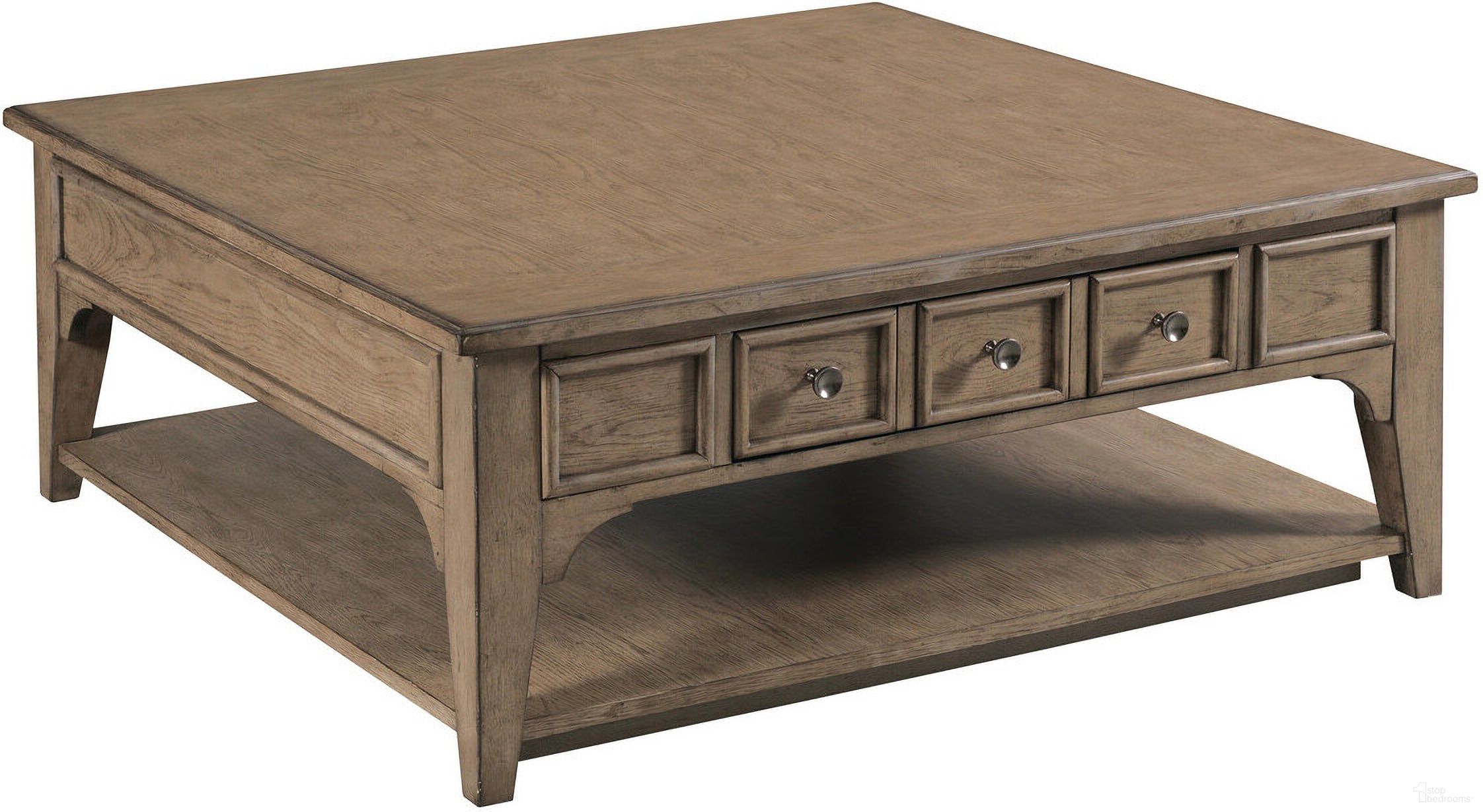 The appearance of Carmine Beatrix Square Coffee Table In Latte designed by American Drew in the modern / contemporary interior design. This latte piece of furniture  was selected by 1StopBedrooms from Carmine Collection to add a touch of cosiness and style into your home. Sku: 151-911. Material: Oak.