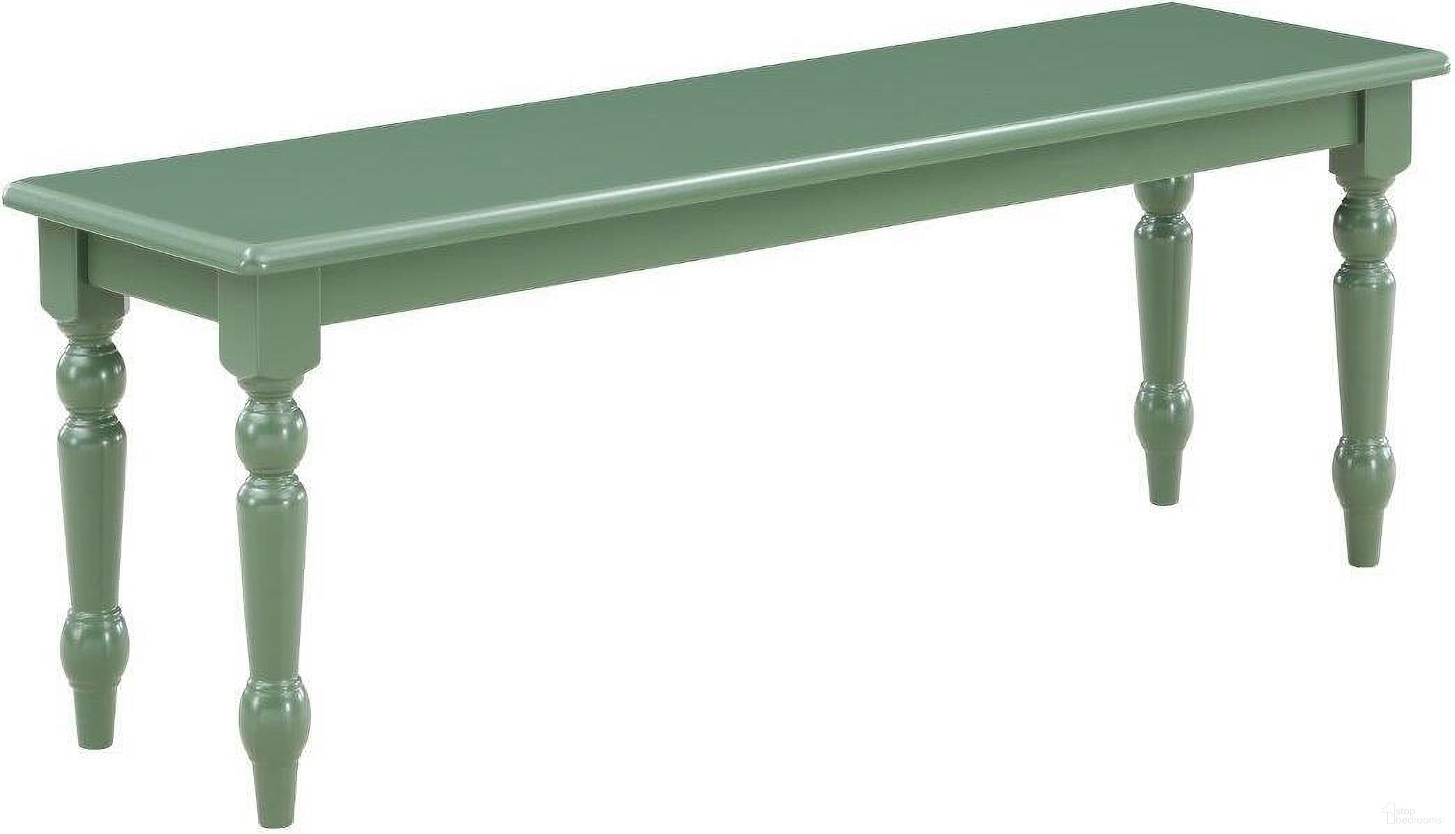 The appearance of Carolina Dining Bench designed by Boraam Industries in the country / farmhouse interior design. This light green piece of furniture was selected by 1StopBedrooms from Carolina Collection to add a touch of cosiness and style into your home. Sku: 36569. Material: Rubberwood.
