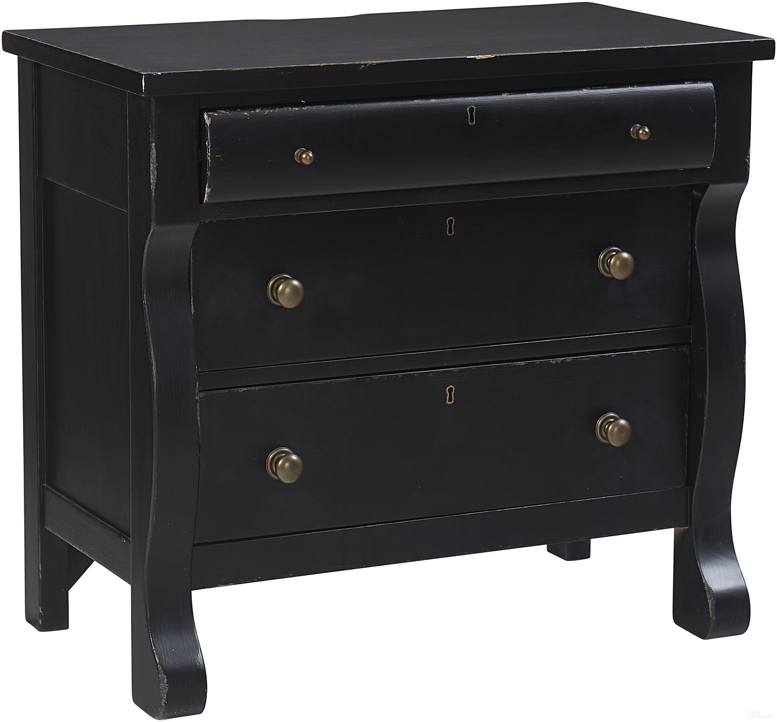 The appearance of Caroline Liv360 Nightstand In Soft Black designed by Aspenhome in the transitional interior design. This soft black piece of furniture was selected by 1StopBedrooms from Caroline Collection to add a touch of cosiness and style into your home. Sku: I3210-450-BCK. Material: Wood.