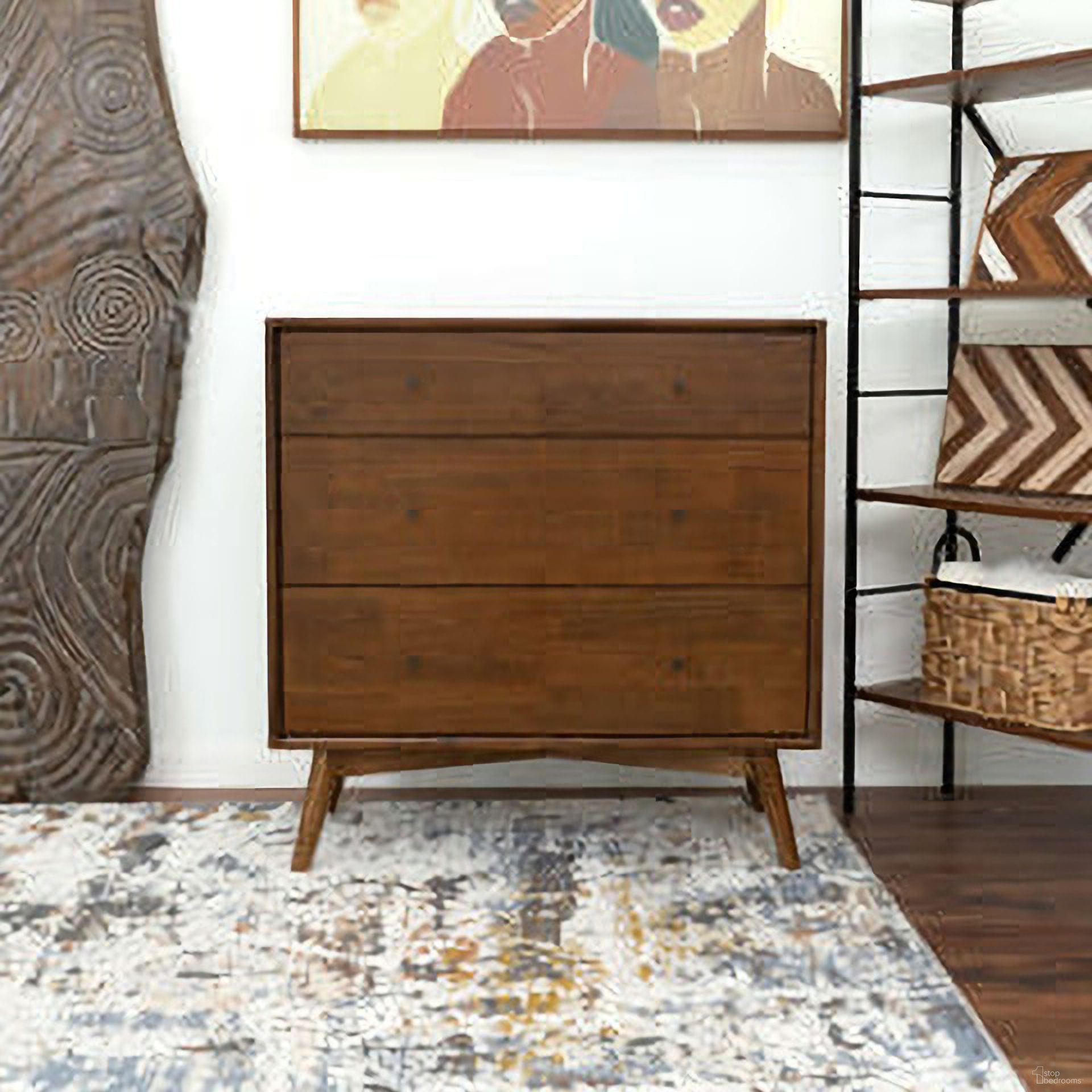 The appearance of Caroline Mid Century Modern Brown Dresser With 3 Drawers designed by Ashcroft Furniture in the transitional interior design. This brown piece of furniture was selected by 1StopBedrooms from Caroline Collection to add a touch of cosiness and style into your home. Sku: DRS00700305. Material: Wood.