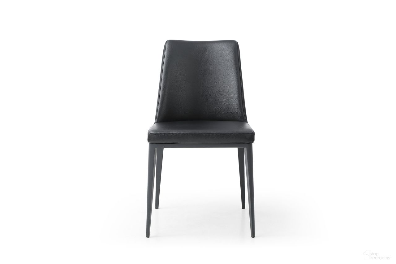 The appearance of Carrie Faux Leather Dining Chair In Black designed by Whiteline Modern Living in the modern / contemporary interior design. This black piece of furniture was selected by 1StopBedrooms from Carrie Collection to add a touch of cosiness and style into your home. Sku: DC1478P-BLK. Material: Faux Leather. Chair Type: Side Chair.