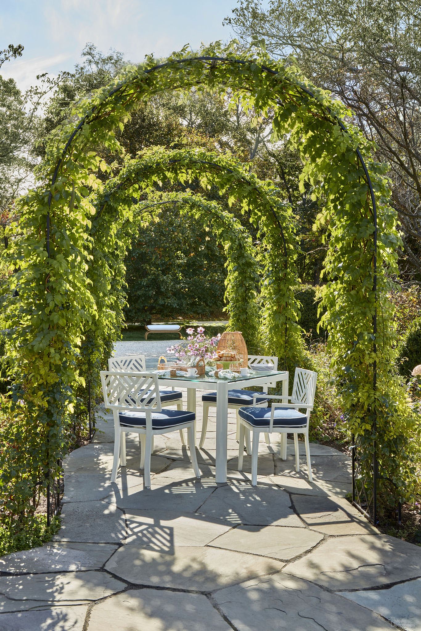 The appearance of Carrier and Company Sloan Outdoor Dining Set In White designed by Century Furniture in the modern / contemporary interior design. This white piece of furniture was selected by 1StopBedrooms from Carrier and Company Outdoor Collection to add a touch of cosiness and style into your home. Sku: C7-D79-4010B;C7-D79-4010T;C7-D79-4008. Table Base Style: Legs. Material: Aluminum.