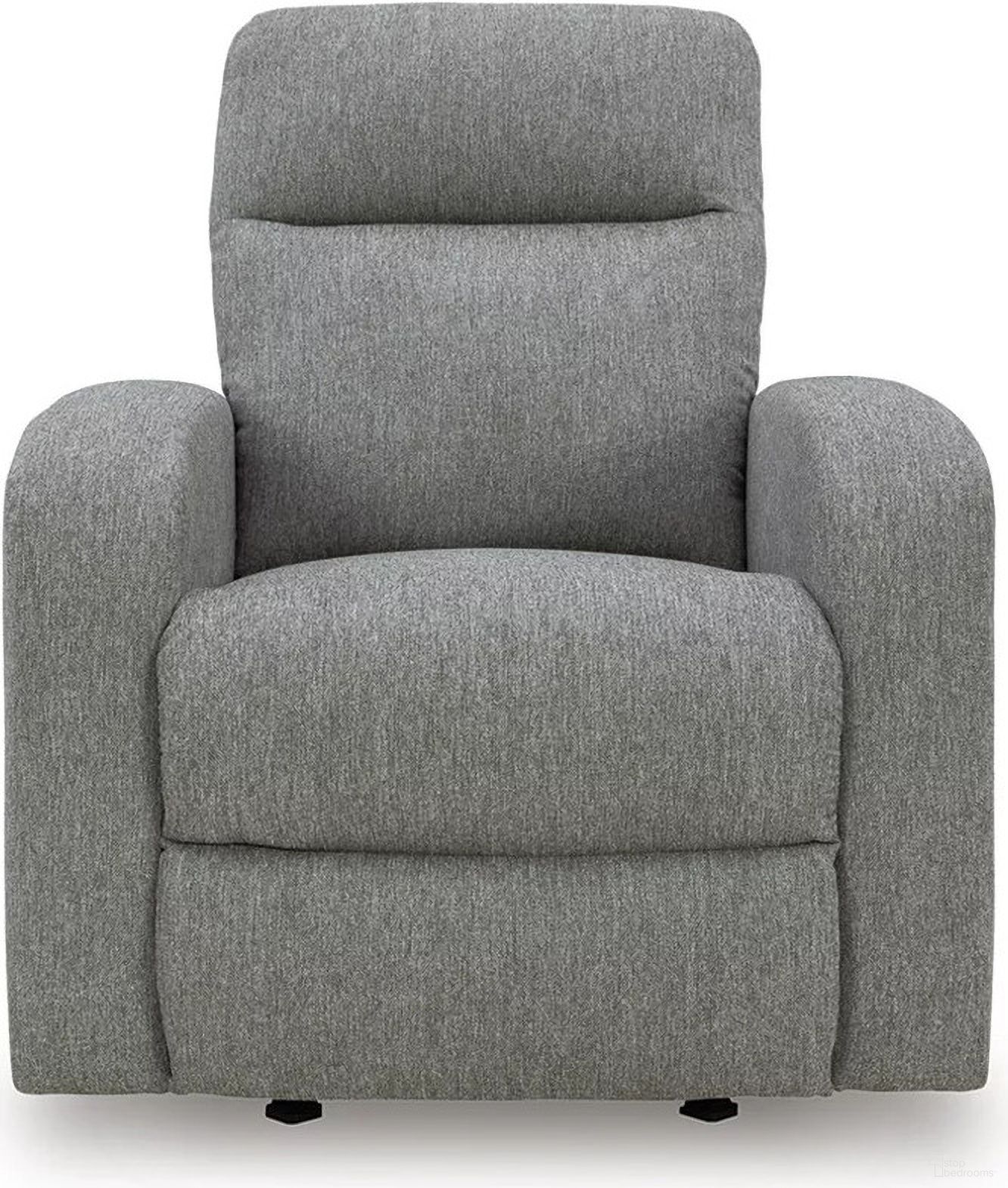 The appearance of Carrigan Lane Recliner In Sterling designed by Signature Design by Ashley in the modern / contemporary interior design. This sterling piece of furniture was selected by 1StopBedrooms from Carrigan Lane Collection to add a touch of cosiness and style into your home. Sku: NC4220425. Material: Fabric.