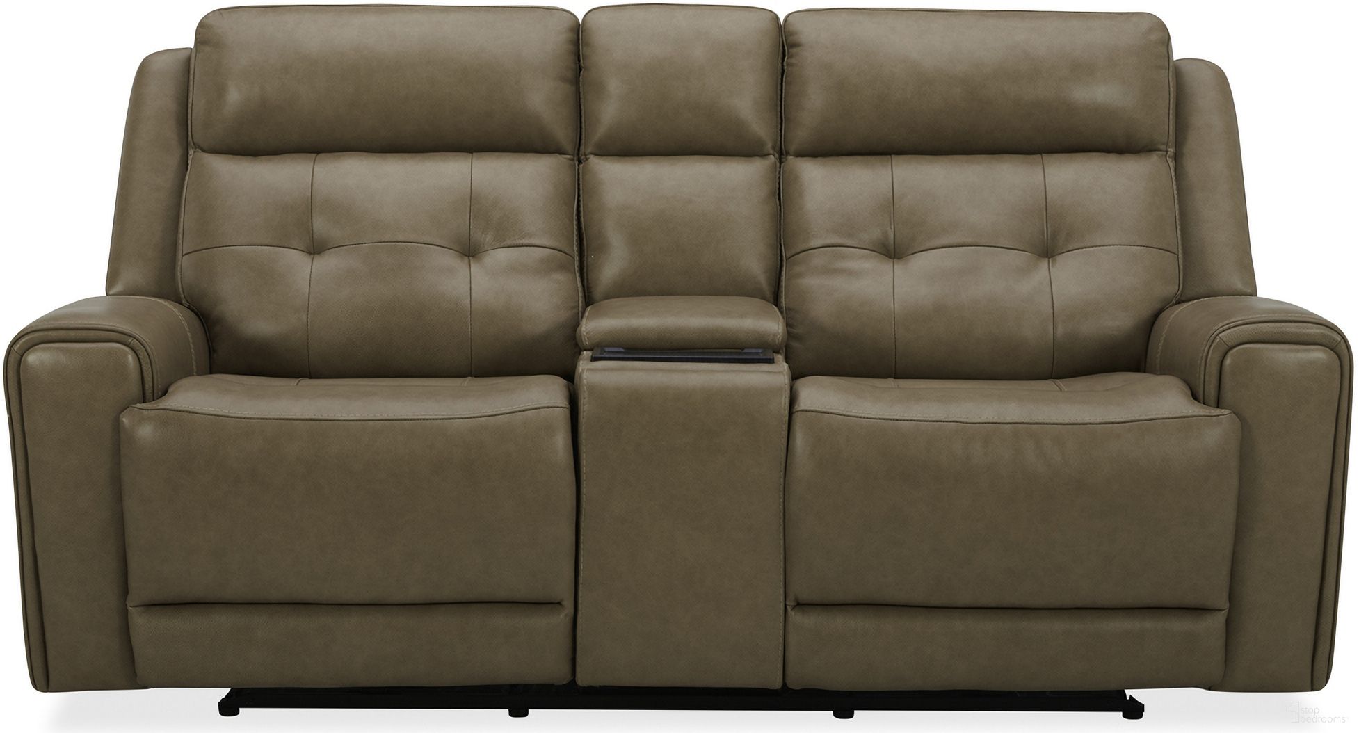 The appearance of Carrington Zero Gravity Power Reclining Loveseat with Console In Sand designed by Liberty in the transitional interior design. This sand piece of furniture  was selected by 1StopBedrooms from Carrington Collection to add a touch of cosiness and style into your home. Sku: 7006SN-23P. Material: Solid Hardwood.