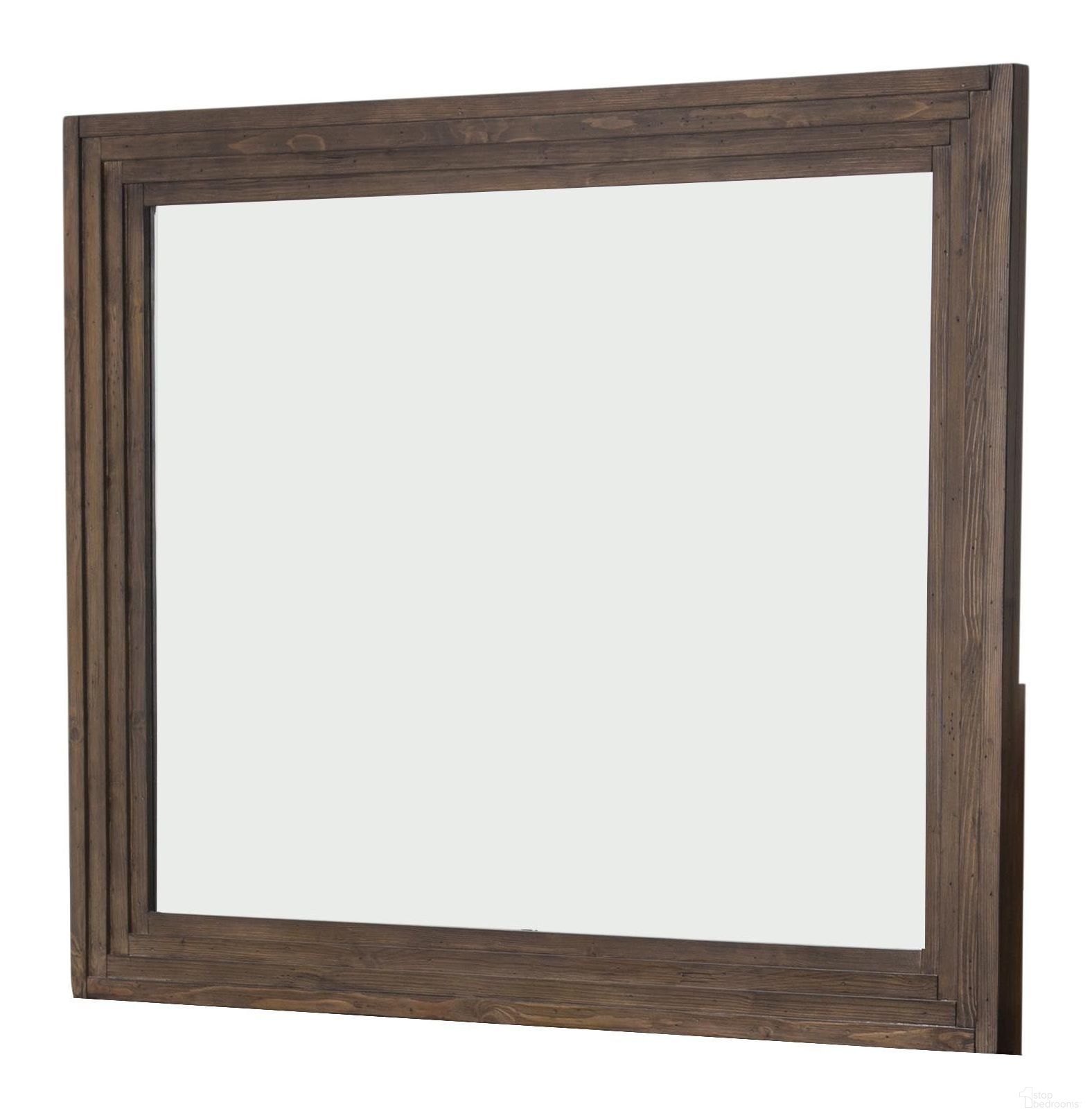 The appearance of Carrollton Rustic Ranch Sideboard Mirror Ki-Crln067-407 designed by Michael Amini in the transitional interior design. This rustic ranch piece of furniture was selected by 1StopBedrooms from Carrollton Collection to add a touch of cosiness and style into your home. Sku: KI-CRLN067-407. Material: Solid Wood.