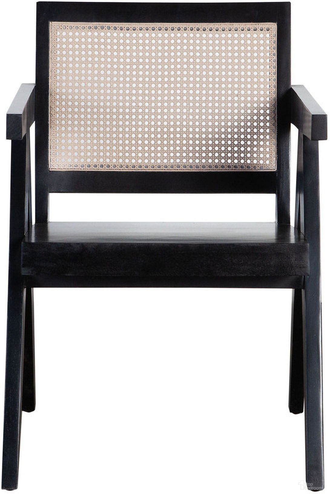The appearance of Carter Dining Chair In Solid Wood Frame In Black Finish With Natural Cane Seat Back designed by Diamond Sofa in the modern / contemporary interior design. This black piece of furniture was selected by 1StopBedrooms from Carter Collection to add a touch of cosiness and style into your home. Sku: CARTERCHBL. Material: Wood. Chair Type: Arm Chair.