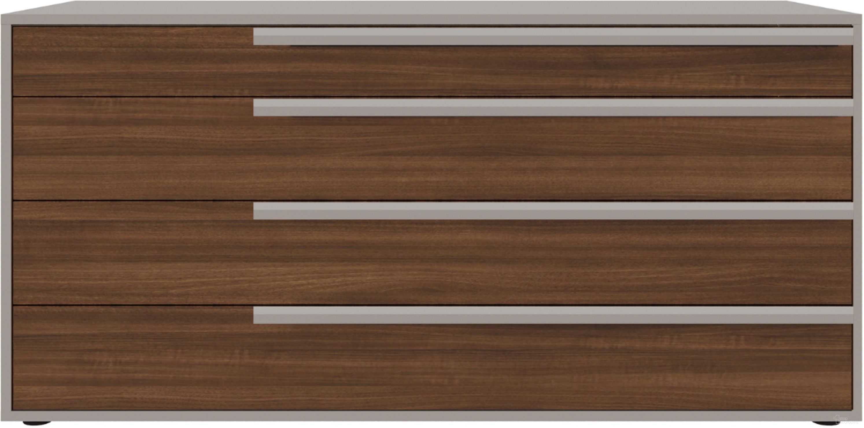 The appearance of Carter Dresser In Walnut and Taupe designed by Casabianca Home in the modern / contemporary interior design. This walnut/taupe piece of furniture was selected by 1StopBedrooms from Carter Collection to add a touch of cosiness and style into your home. Sku: US-256DWALTP. Material: MDF.