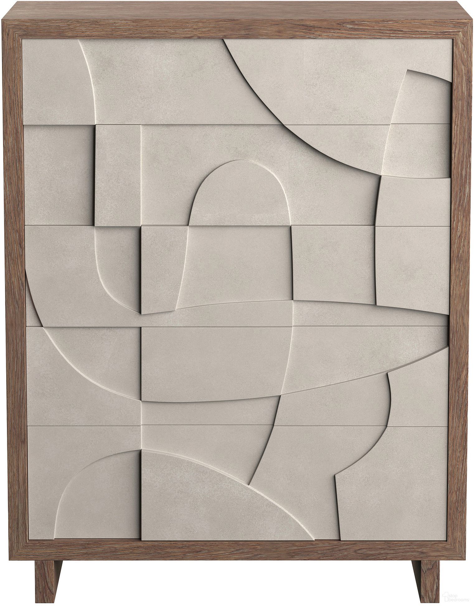 The appearance of Casa Paros Tall Drawer Chest designed by Bernhardt in the modern / contemporary interior design. This playa piece of furniture was selected by 1StopBedrooms from Casa Paros Collection to add a touch of cosiness and style into your home. Sku: 317118. Material: Wood.