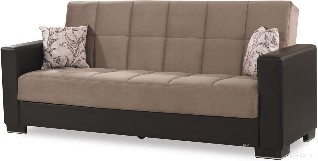 The appearance of Casamode Armada Sand Brown Sofa designed by Casamode in the modern / contemporary interior design. This brown/sand piece of furniture was selected by 1StopBedrooms from Armada Collection to add a touch of cosiness and style into your home. Sku: ARM-SB-9. Material: Microfiber.